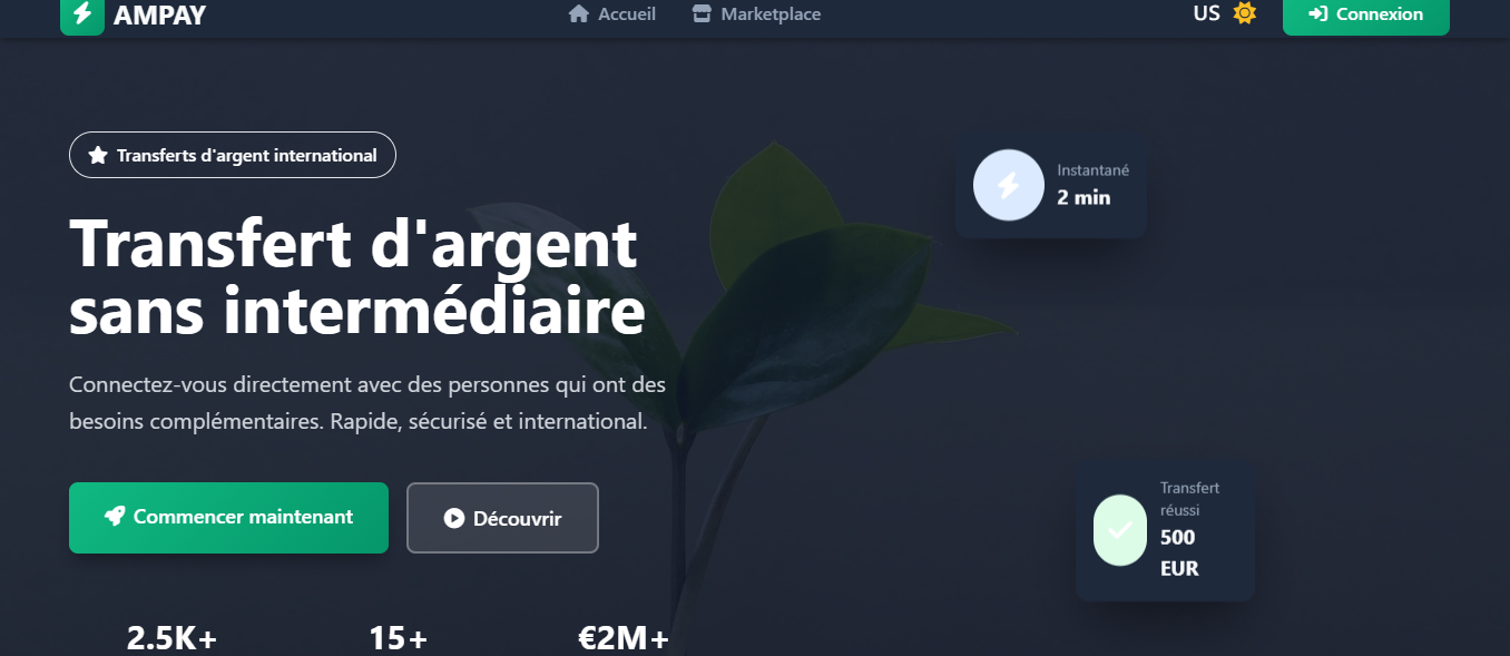 Marketplace de devises monétaire